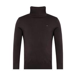 Eden Park Khaki roll neck jumper in wool
