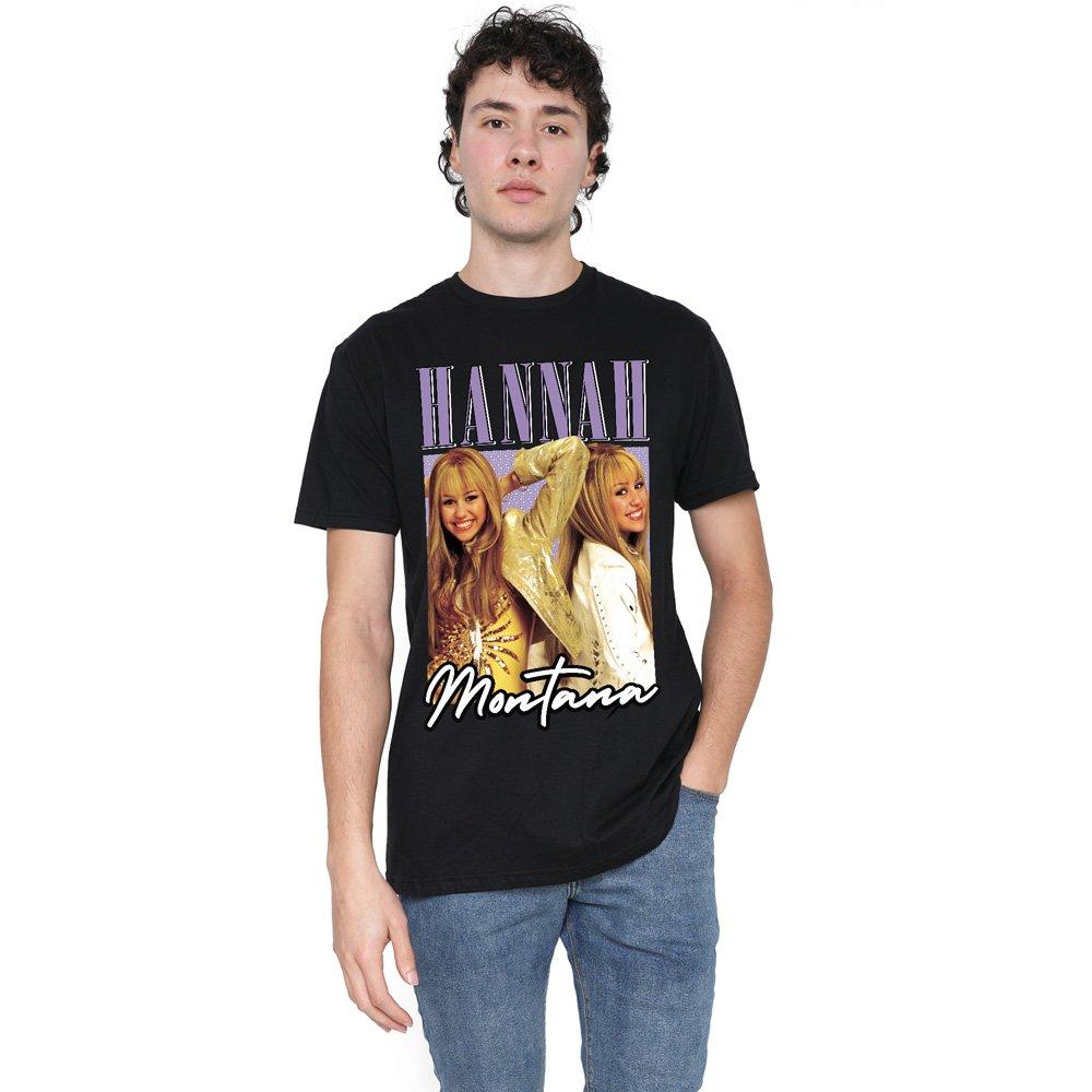 Black - Disney - Hannah Montana Montage T Shirt Black - 1