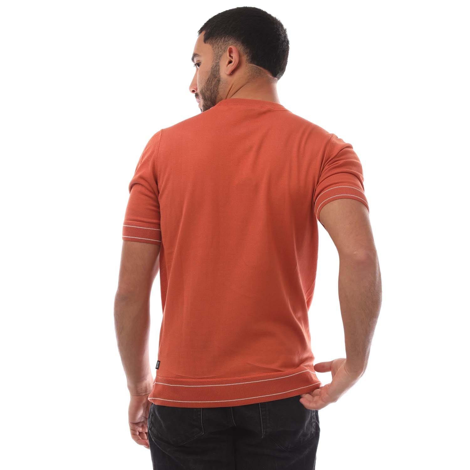 Orange - Boss - Horelli T-Shirt - 3