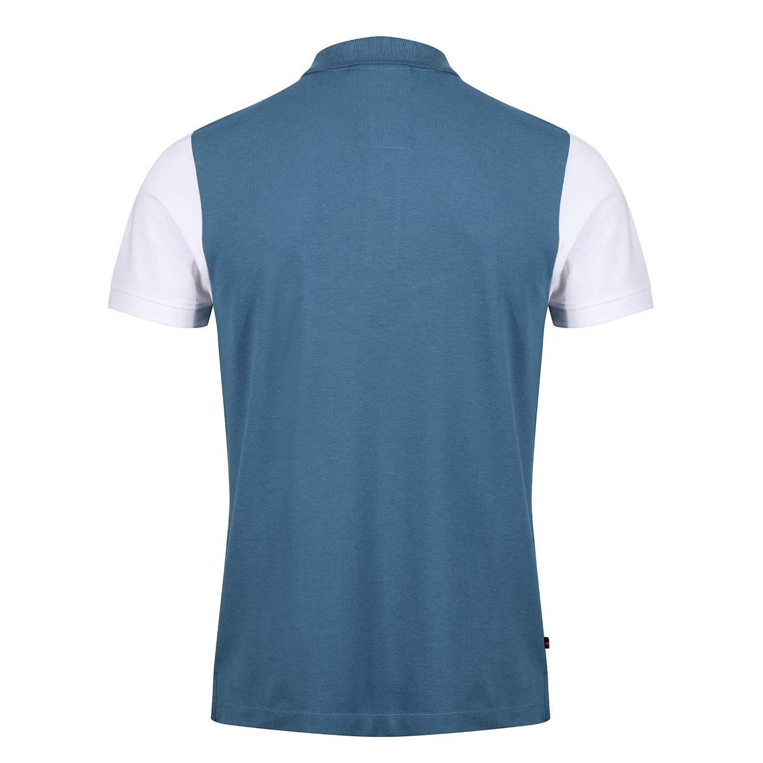 Black - Luke 1977 - Cala Mayor Chevron Detail Polo Shirt - 2