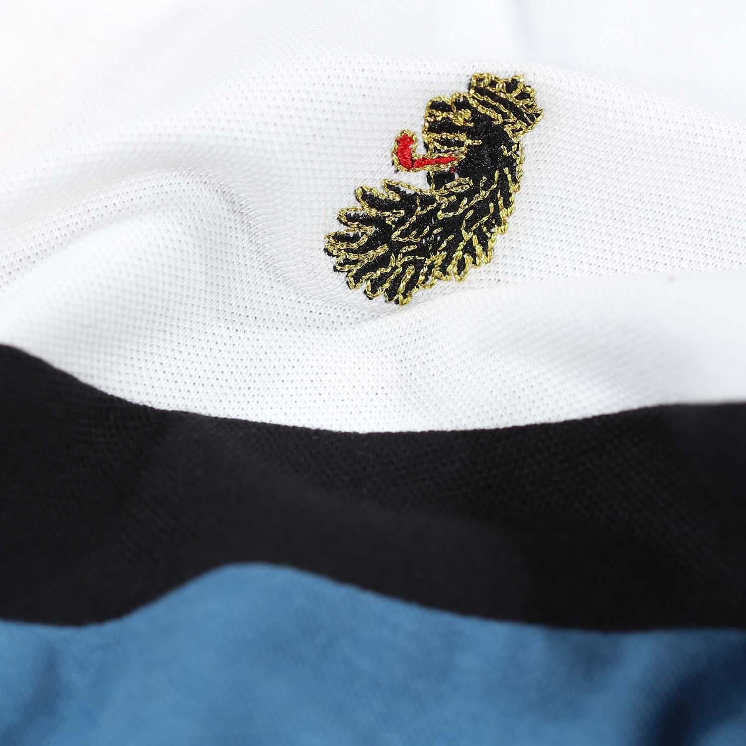 Black - Luke 1977 - Cala Mayor Chevron Detail Polo Shirt - 4