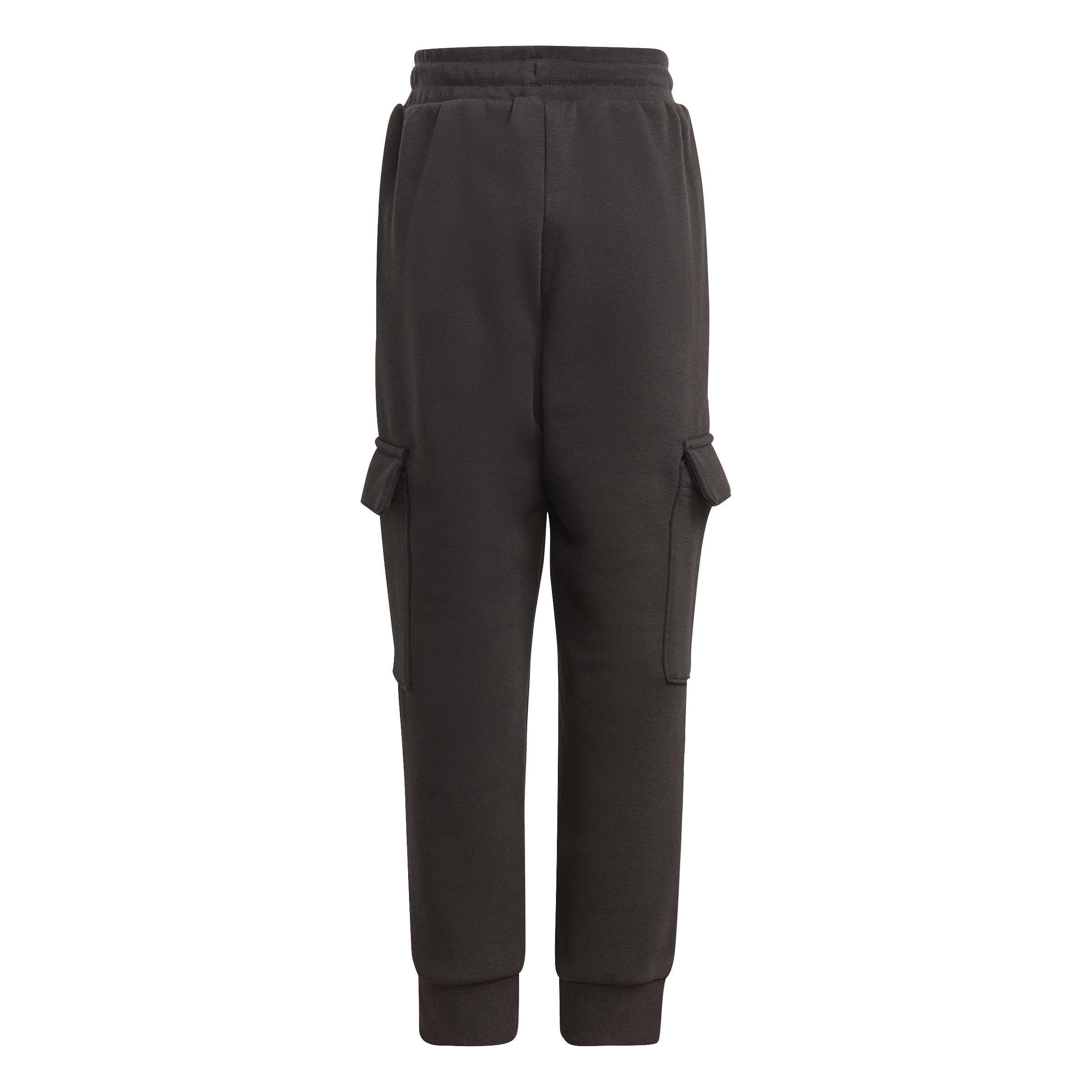 Black - adidas Originals - Half-Zip Hoodie Cargo Pants Set - 5