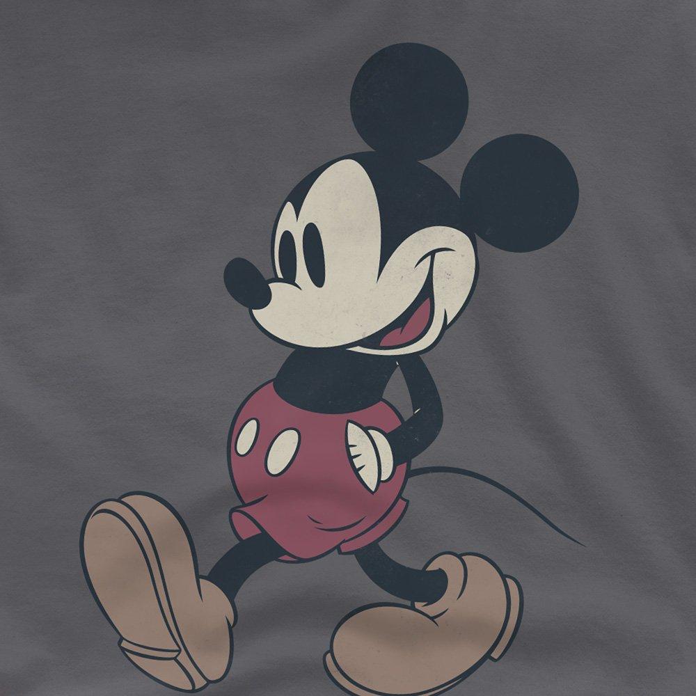 Charcoal - Mickey Mouse - Mickey & Friends Mickey Wander Mens T-Shirt Charco - 2