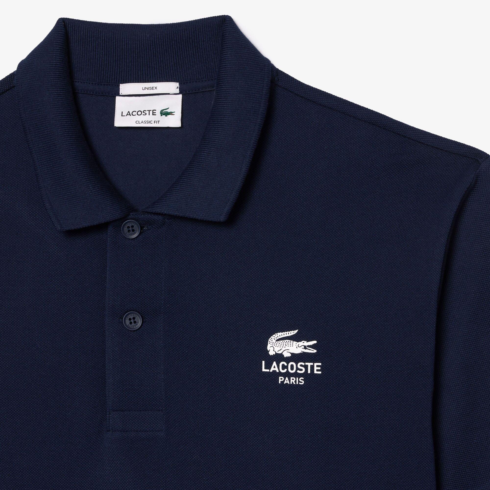 Blue - Lacoste - Classic Fit Signature Print L.12.12 Polo Shirt - 2