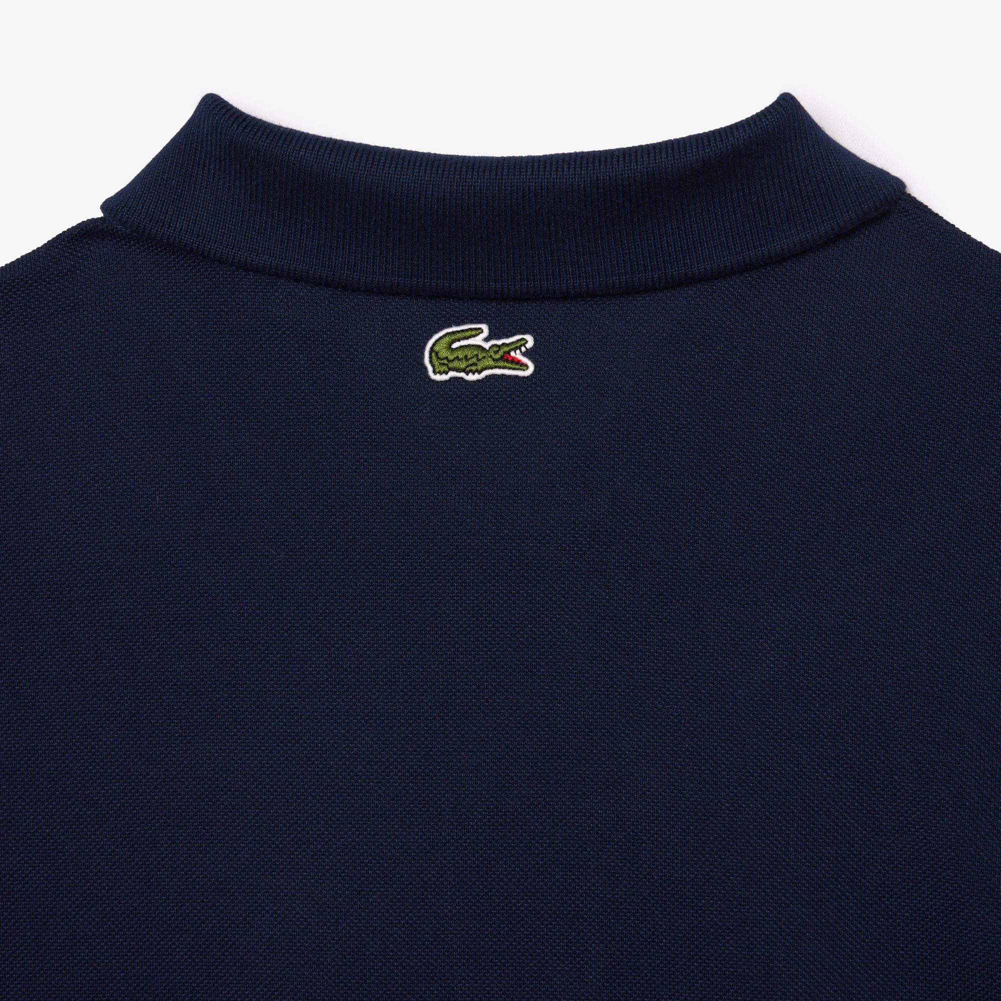 Blue - Lacoste - Classic Fit Signature Print L.12.12 Polo Shirt - 3