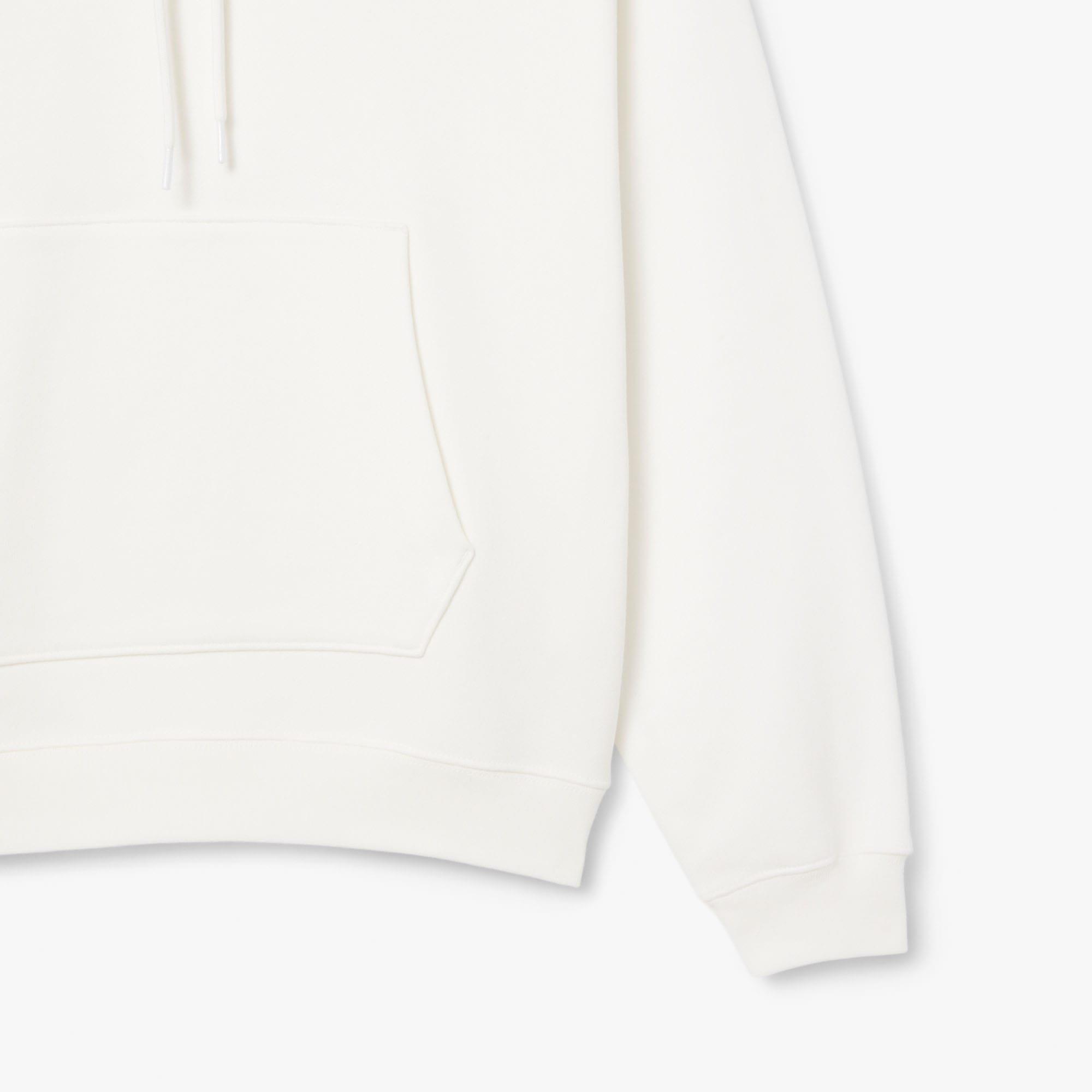 Cream - Lacoste - Loose-Fit Badge Accent Hoodie - 6