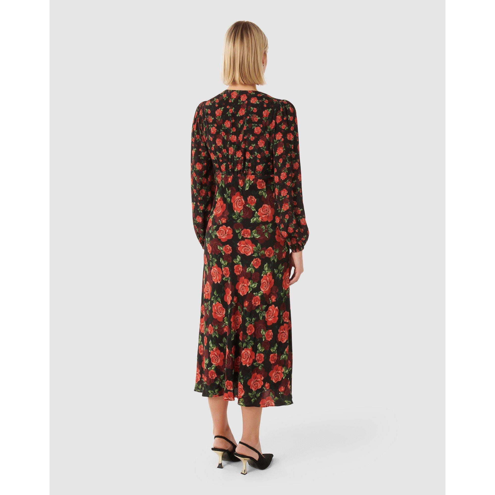 Rose Garden - Forever New - Carlina Mixed Print Midi Dress - 4