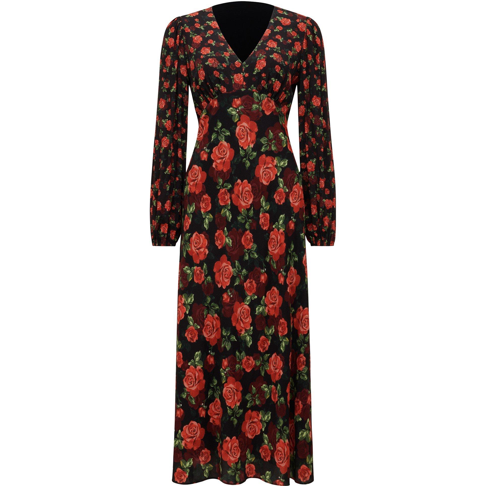 Rose Garden - Forever New - Carlina Mixed Print Midi Dress - 5