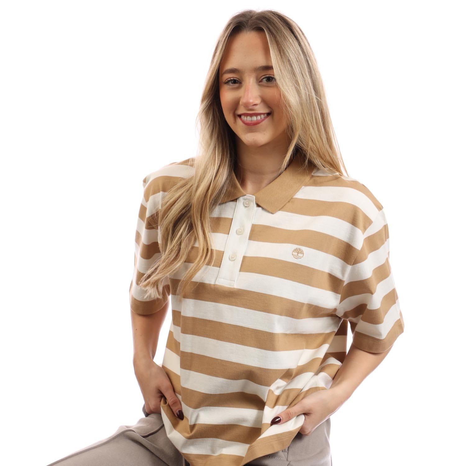 Brown - Timberland - Short Sleeve Polo Shirt - 5