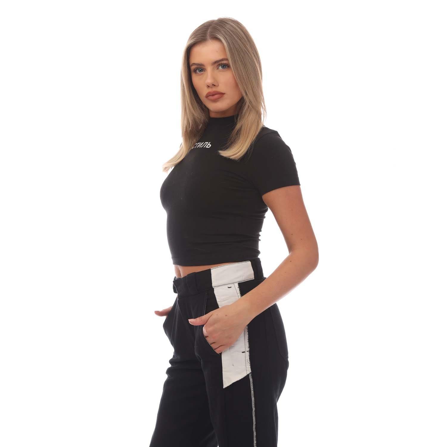 Black-White - Heron Preston - Flaming Skull Baby T-Shirt - 3