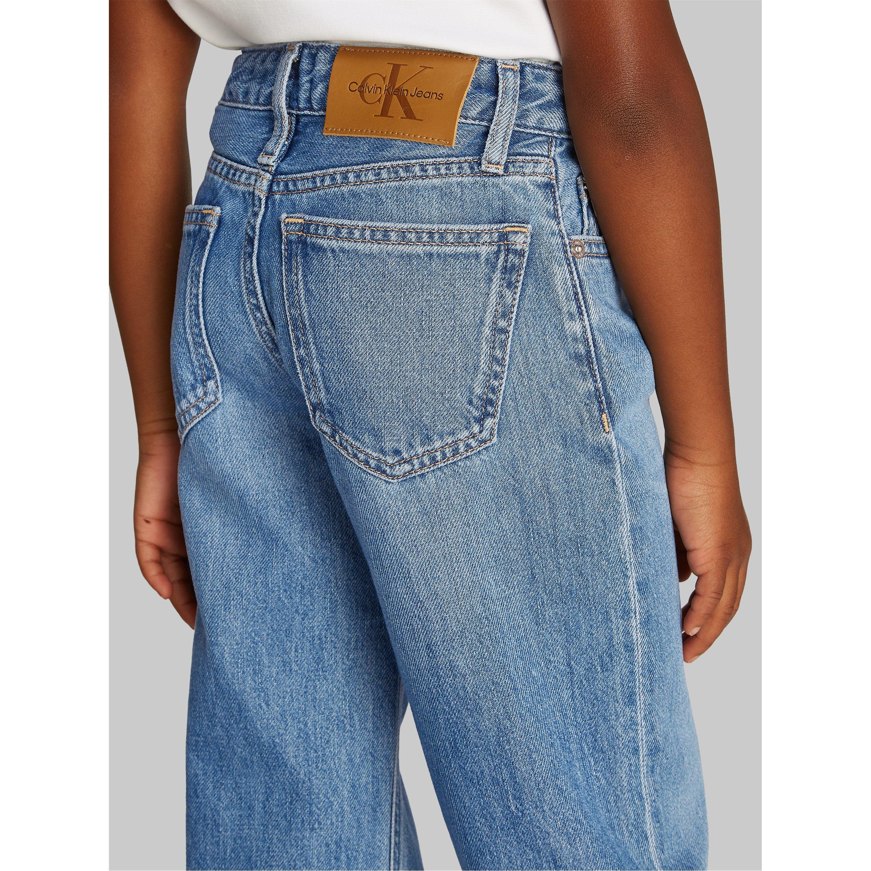 Zacht Blauw 1A4 - Calvin Klein Jeans - WIDE LEG RELAXED LW SOFT BLUE - 3