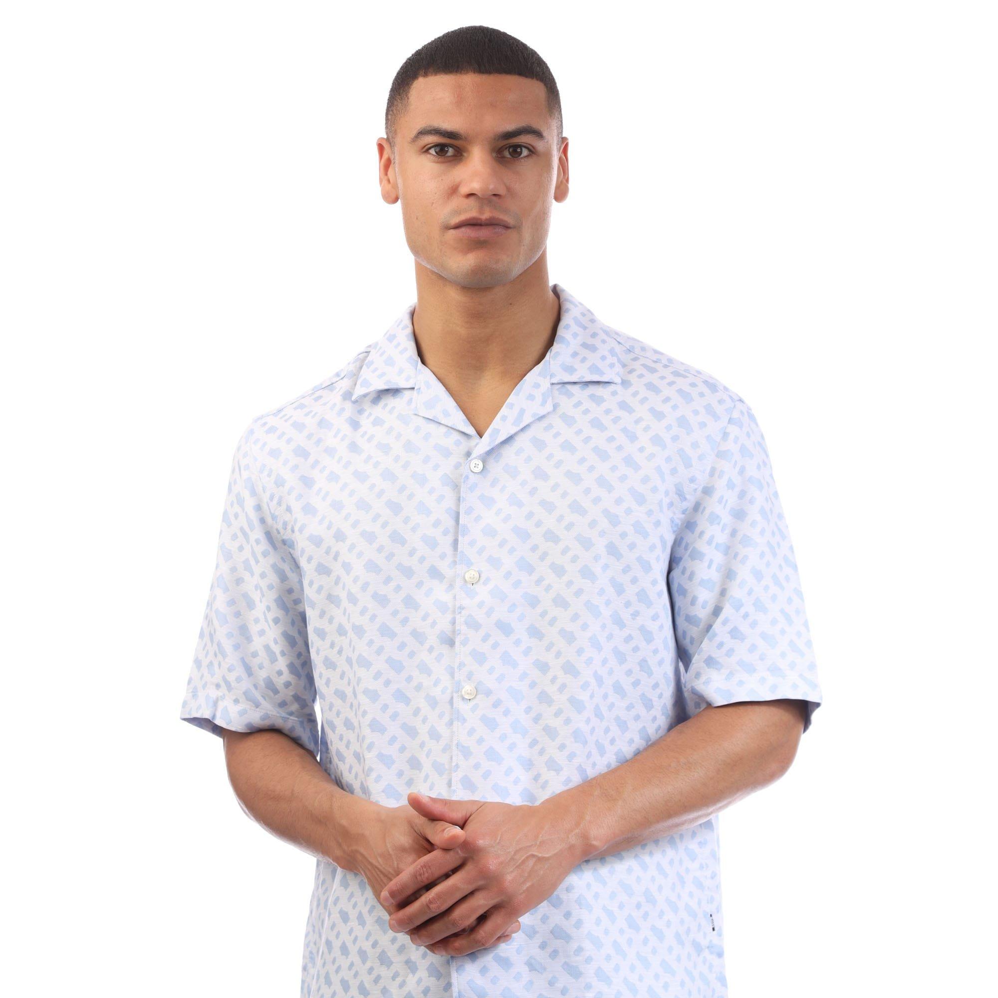 Blue - Boss - C-Lars-252 Shirt - 3