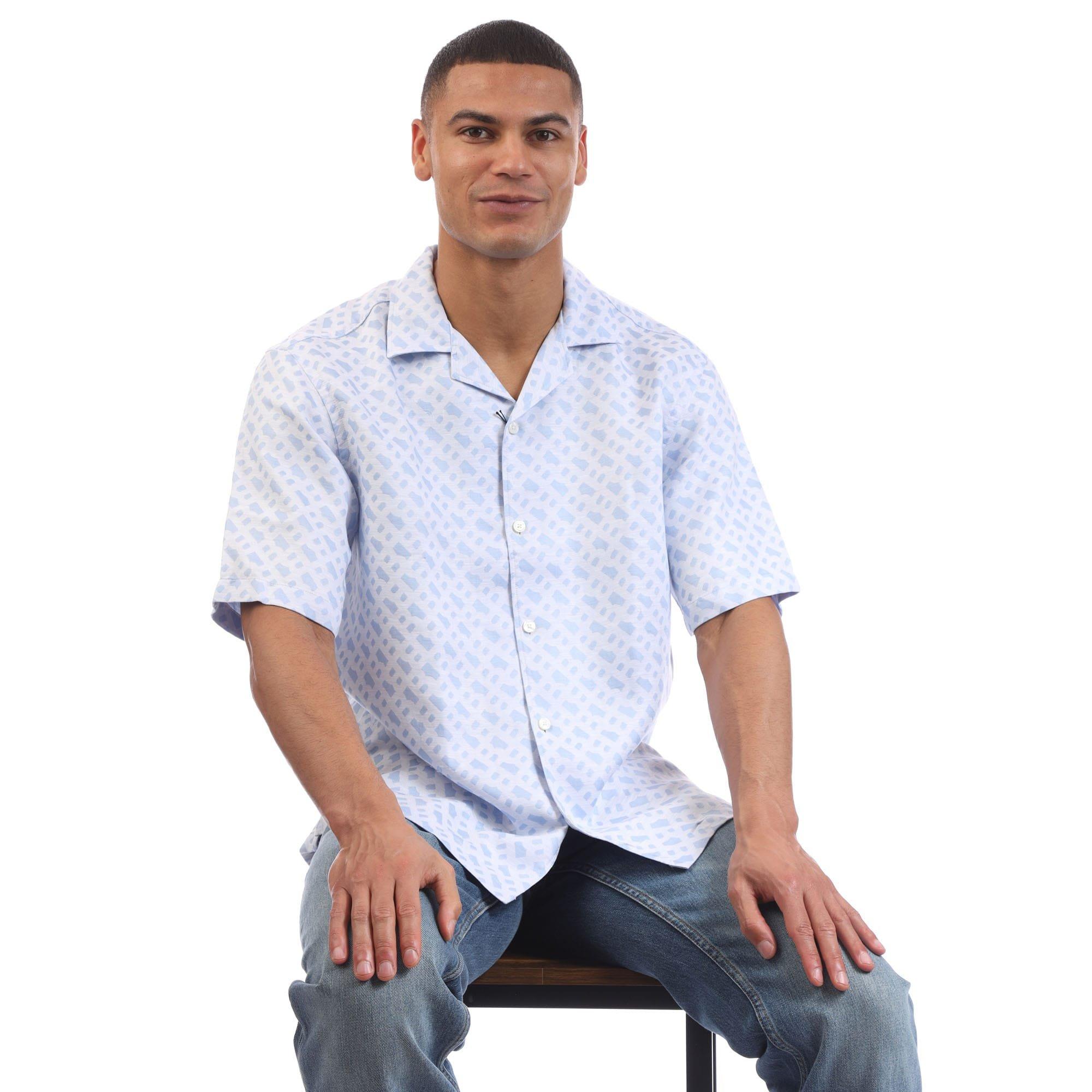 Blue - Boss - C-Lars-252 Shirt - 4