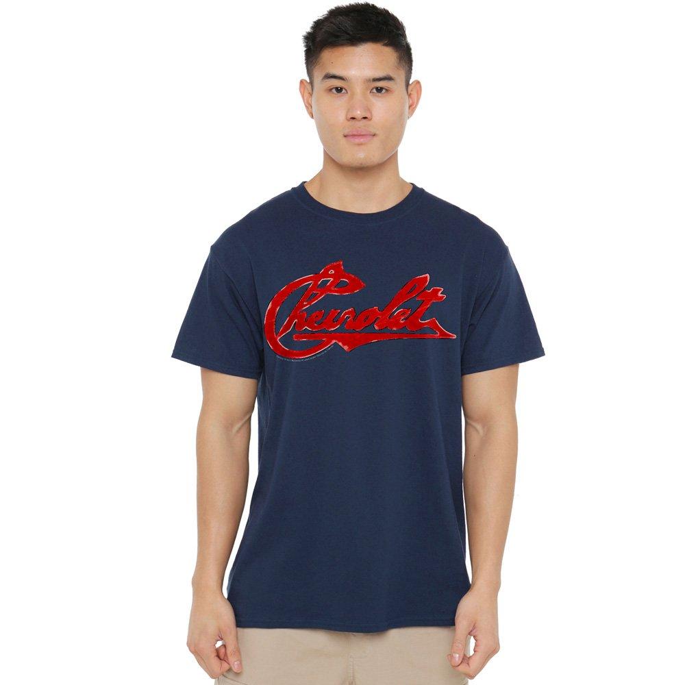 Navy - Other - Chevrolet Chevrolet Script Distressed T Shirt Nav - 1