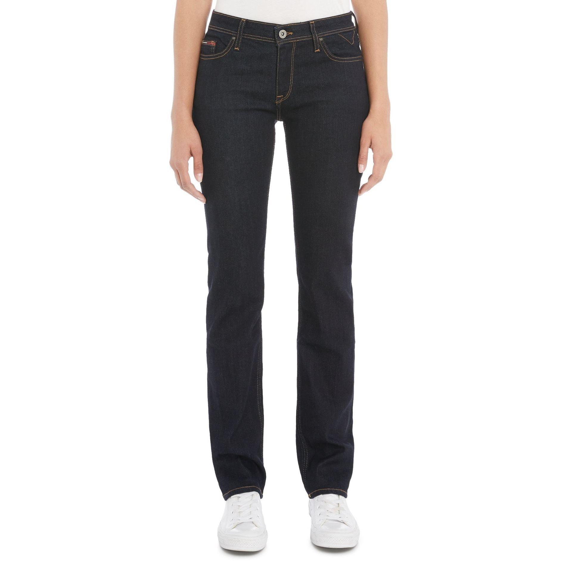 Navy - Tommy Jeans - Mid Rise Straight Fit Sandy Jeans - 2