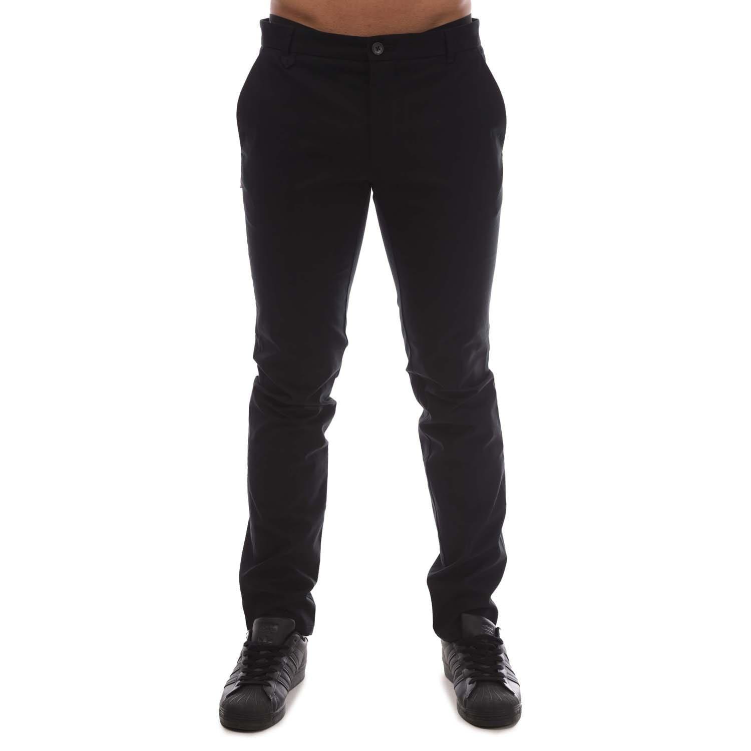 Black - Hugo - Heldor183 Trousers - 1
