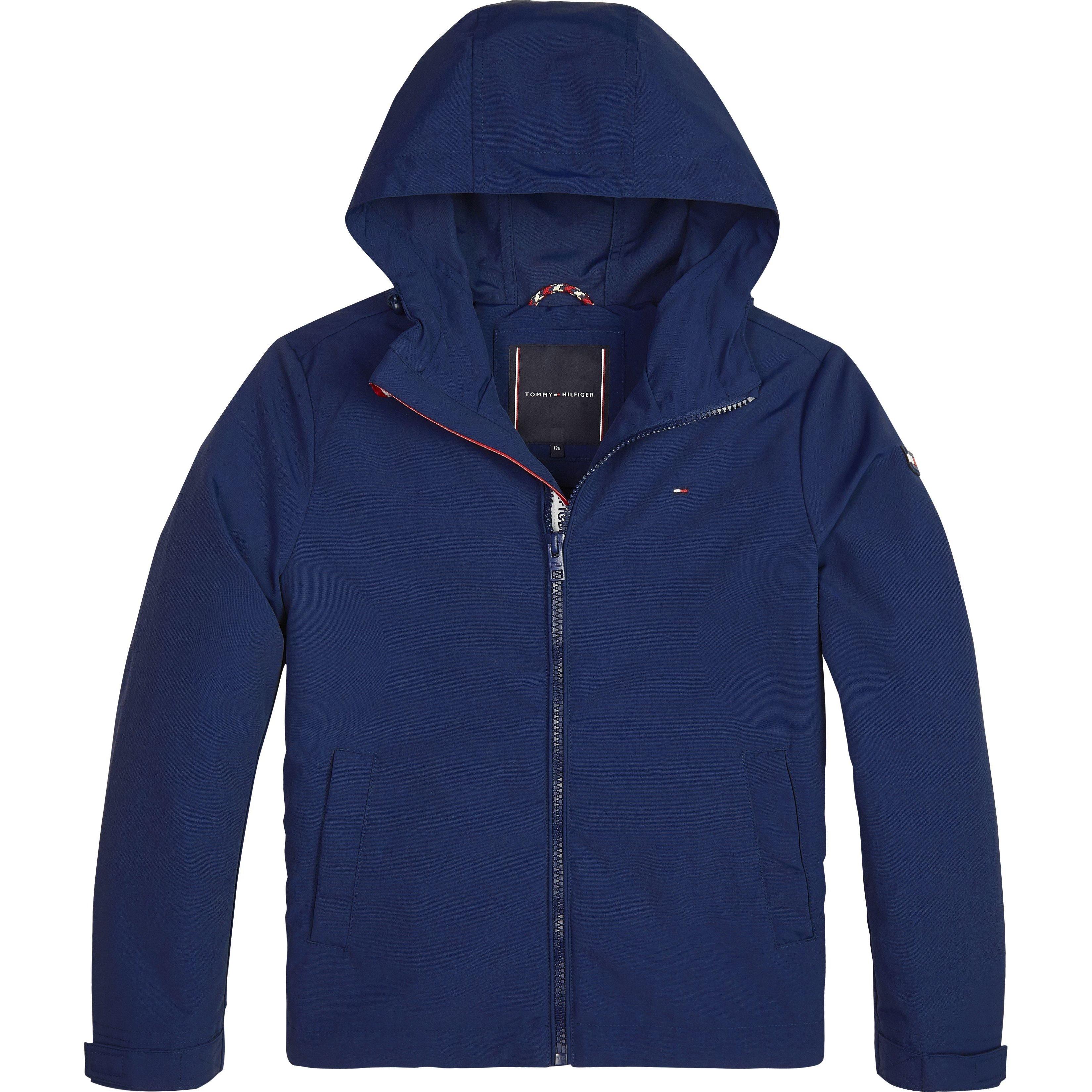 Navy - Tommy Hilfiger - Kids' Packable Hooded Parka - 1