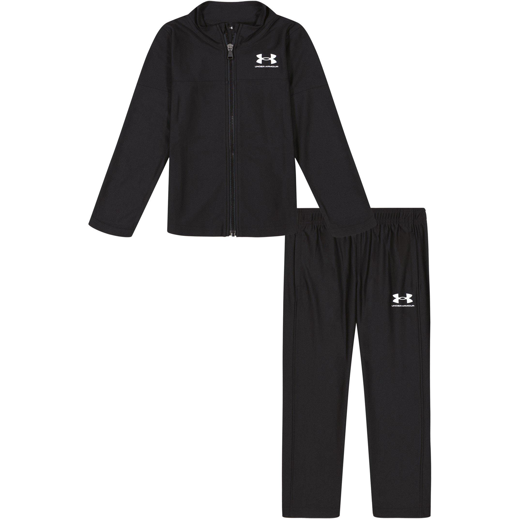 Black - Under Armour - Kids' Knitted Poly Tracksuit