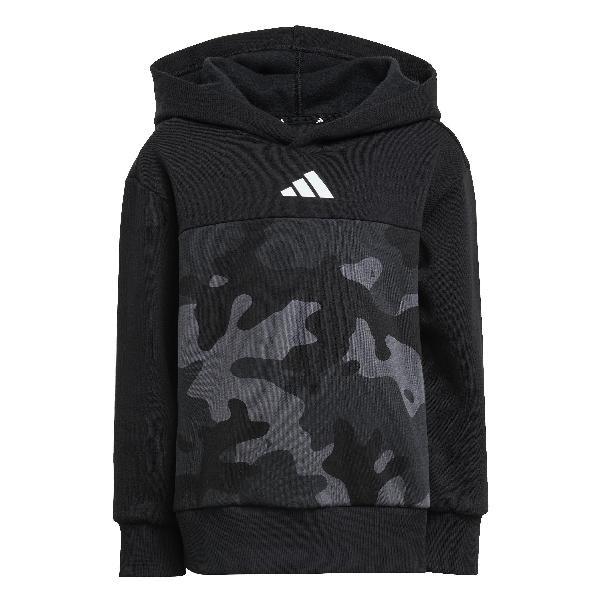 Black Camo - adidas - Essentials Allover Print Hoodie Set Kids - 7