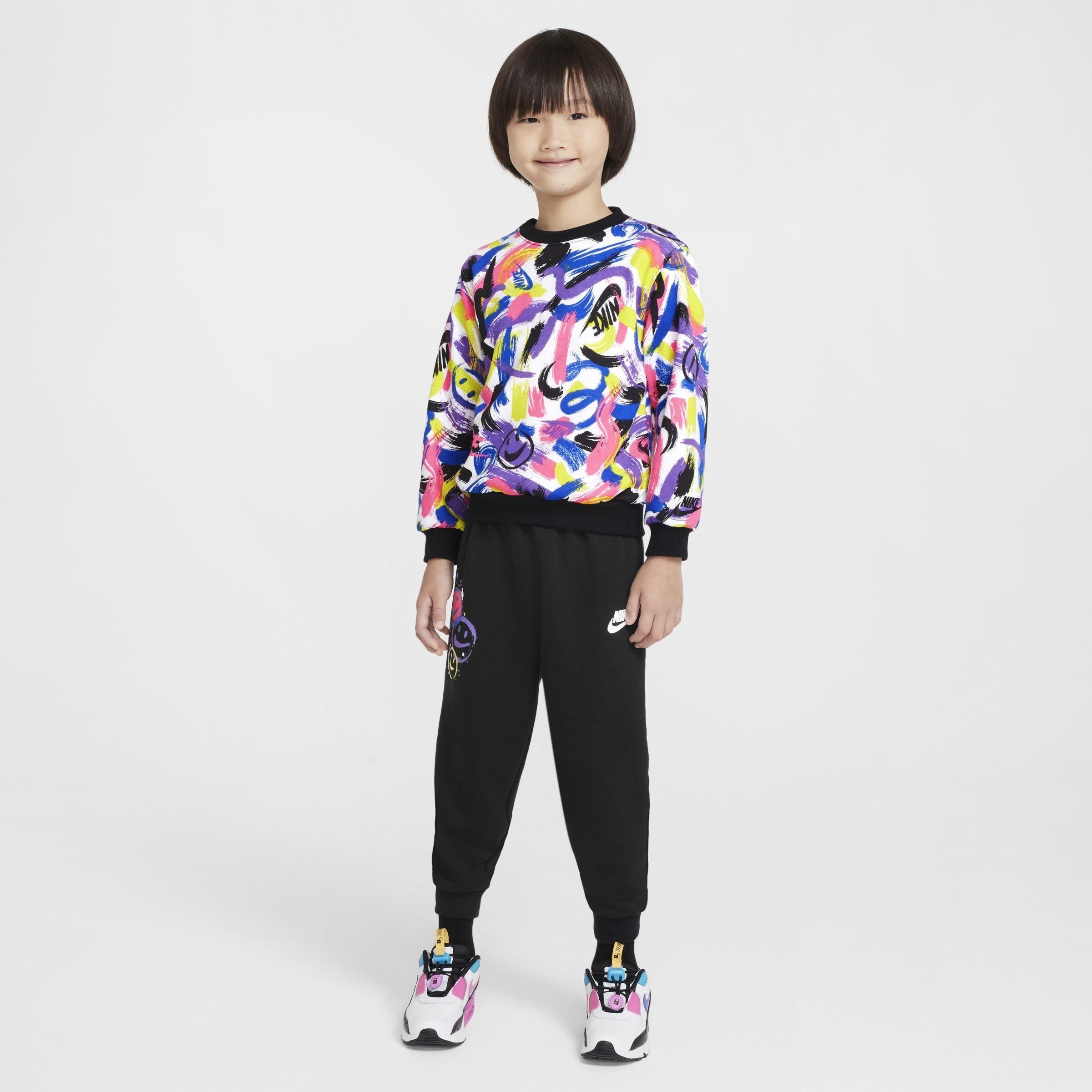 Negro/Multicolor - Nike - Express Yourself All Over Print Sweatshirt / Tracksuit Childrens - 1