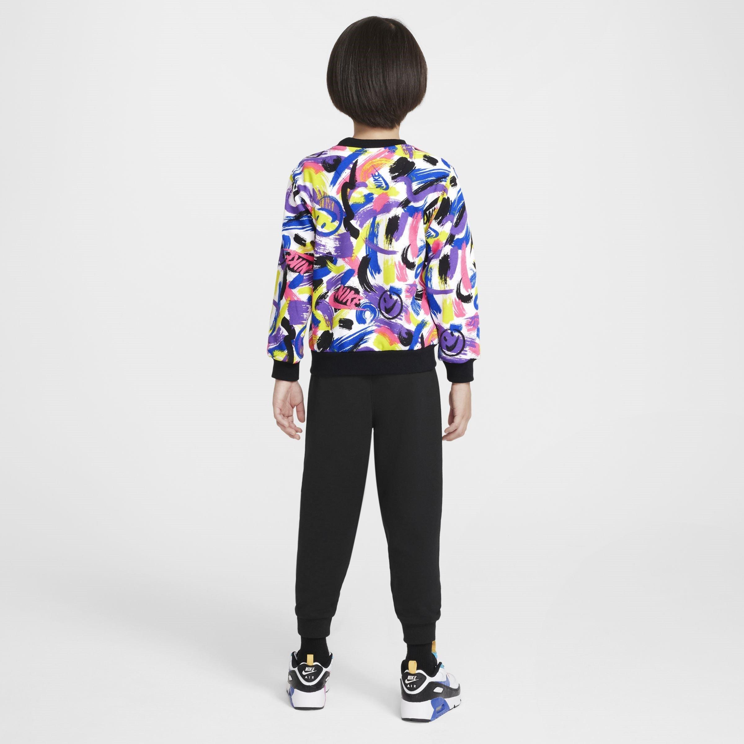Schwarz/Multi - Nike - Express Yourself All Over Print Sweatshirt / Tracksuit Childrens - 2