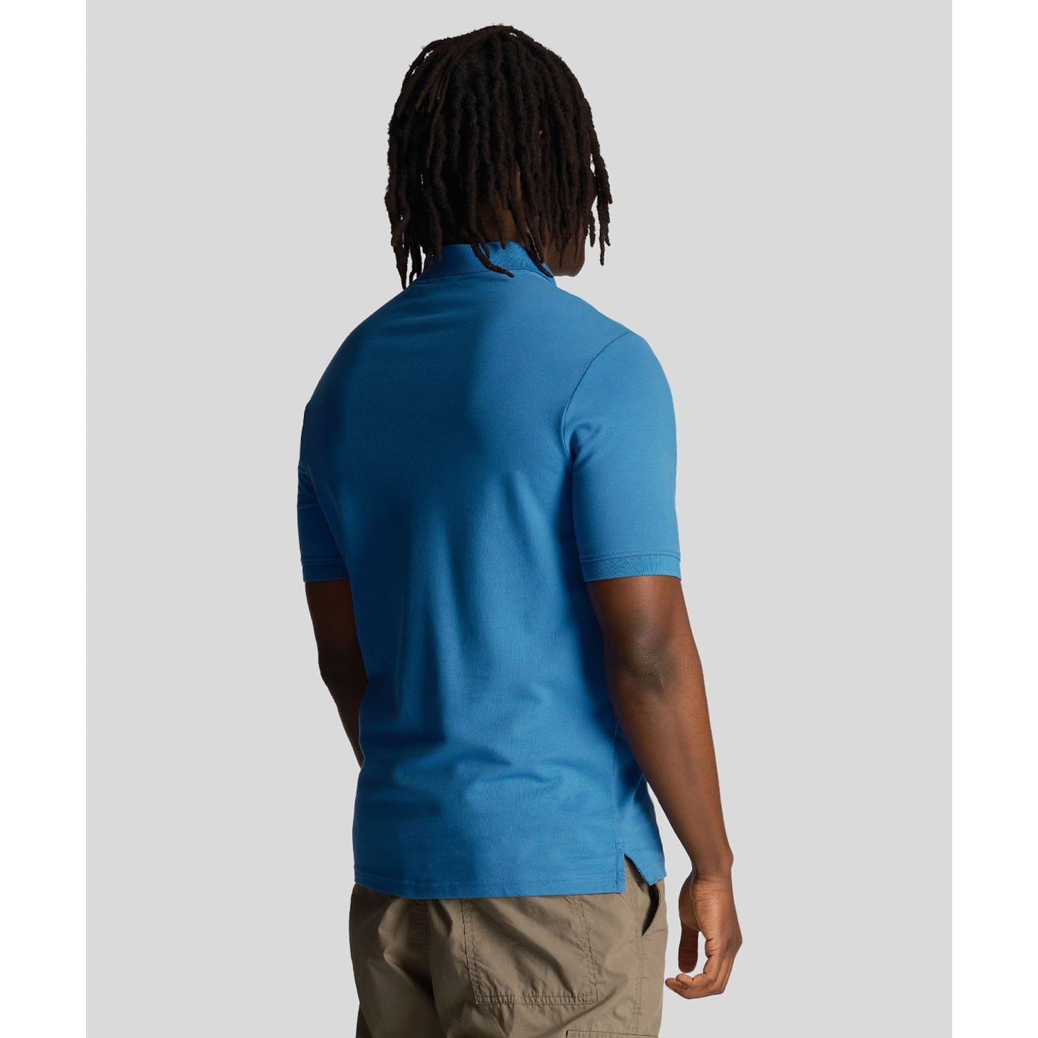 Blue - Lyle and Scott - Embroidered Polo Shirt - 3
