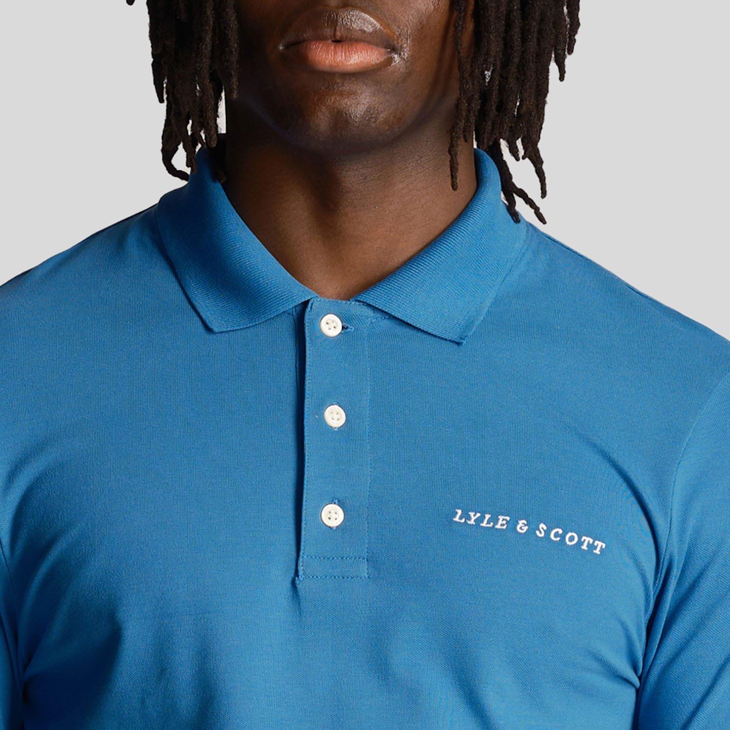 Blue - Lyle and Scott - Embroidered Polo Shirt - 4