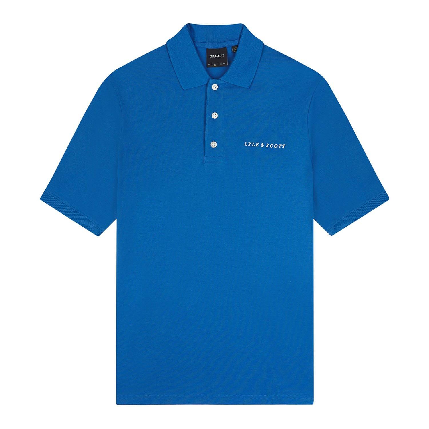Blue - Lyle and Scott - Embroidered Polo Shirt - 5
