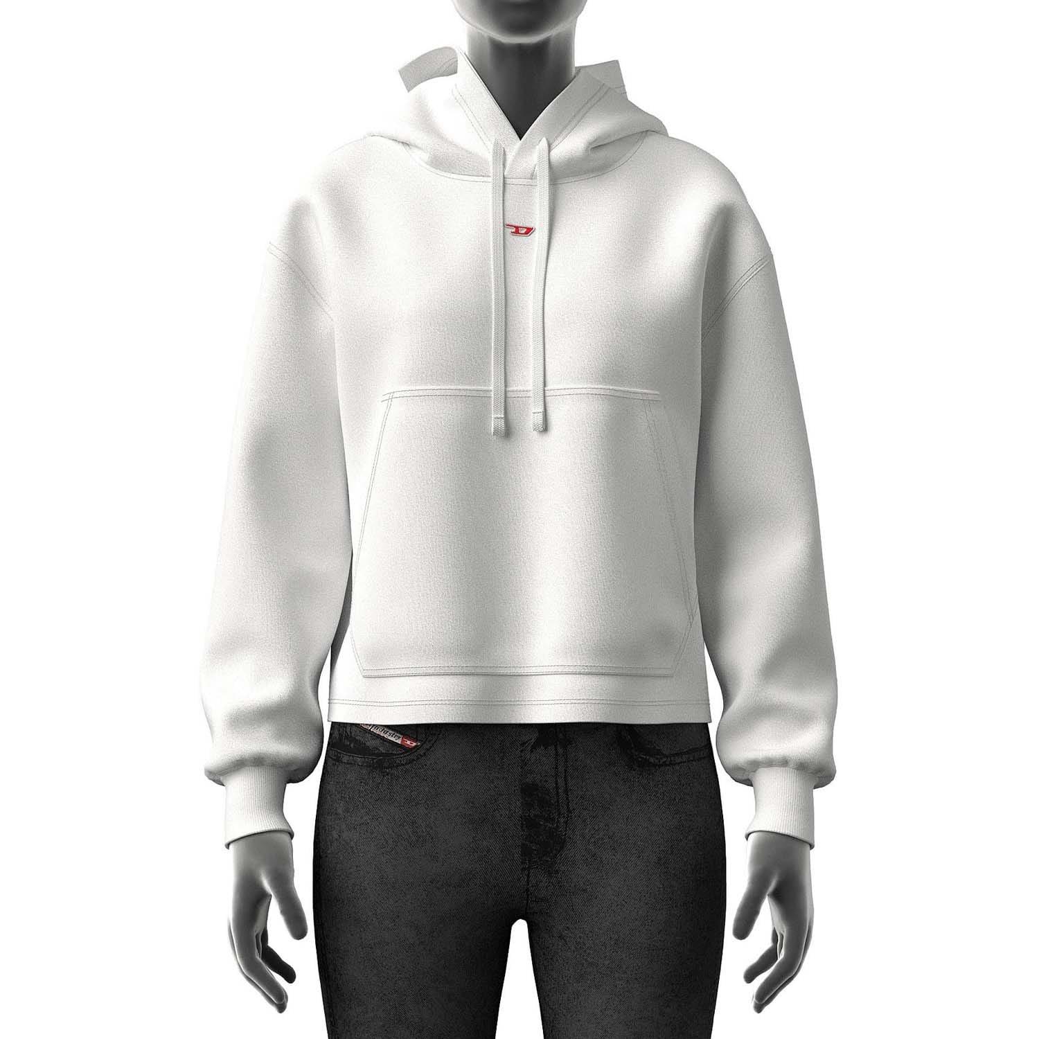 White - Diesel - F-Jaral-Hood-D Hoodie - 1