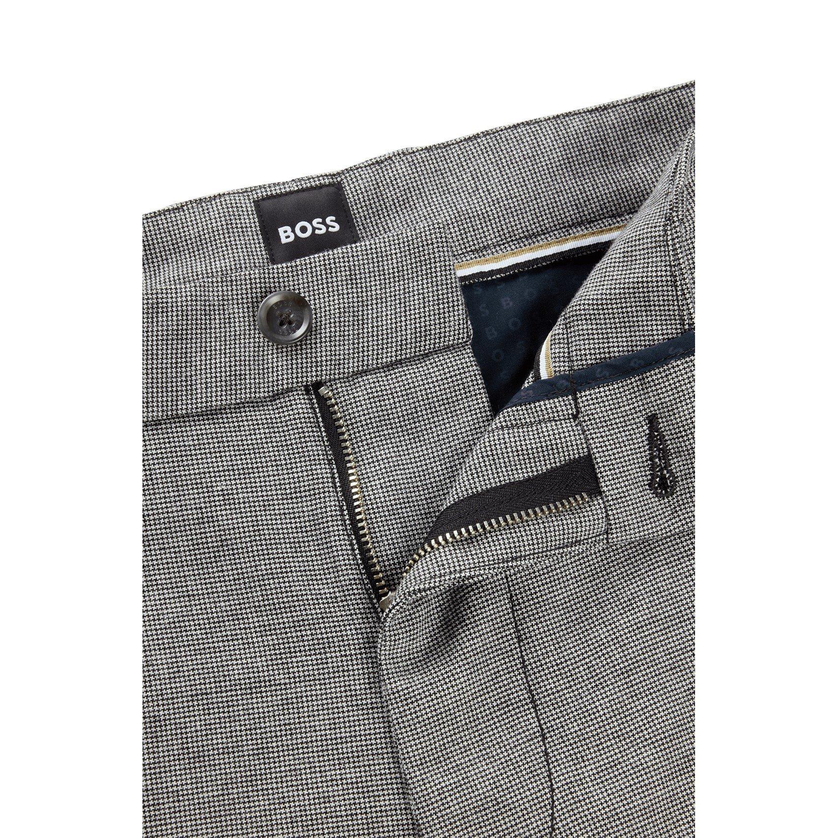 Black - Boss - Regular-Fit Trousers - 2