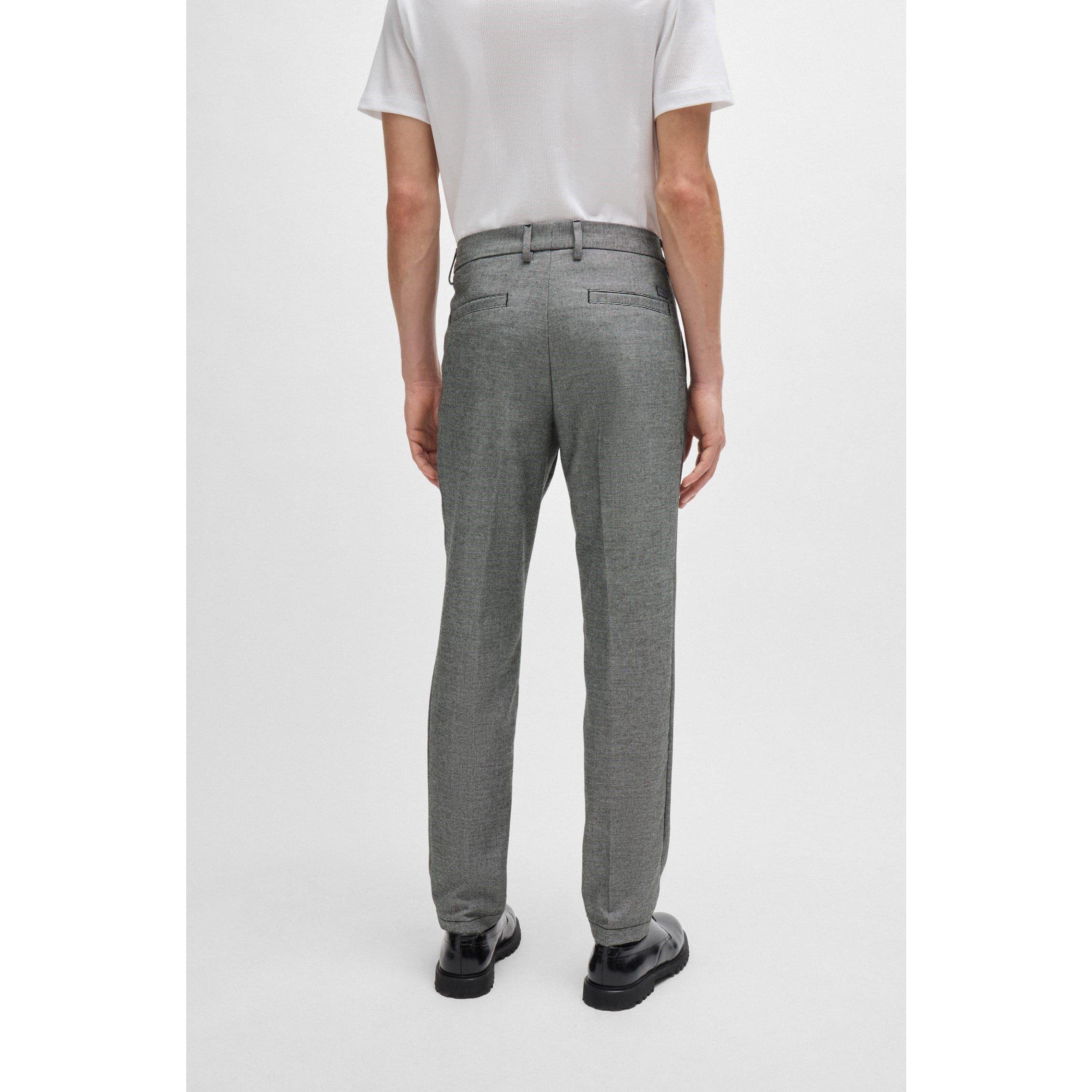 Black - Boss - Regular-Fit Trousers - 6