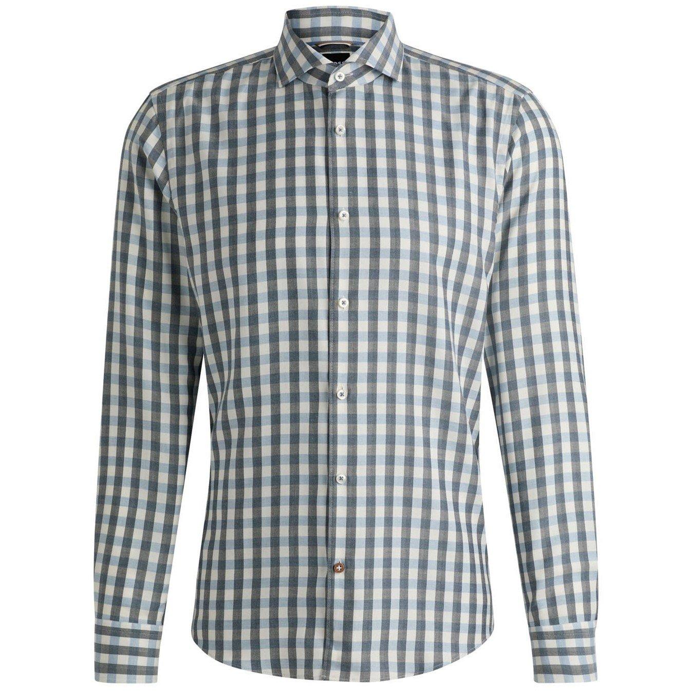 Blue - Boss - C-Hal Casual-Fit Shirt - 4
