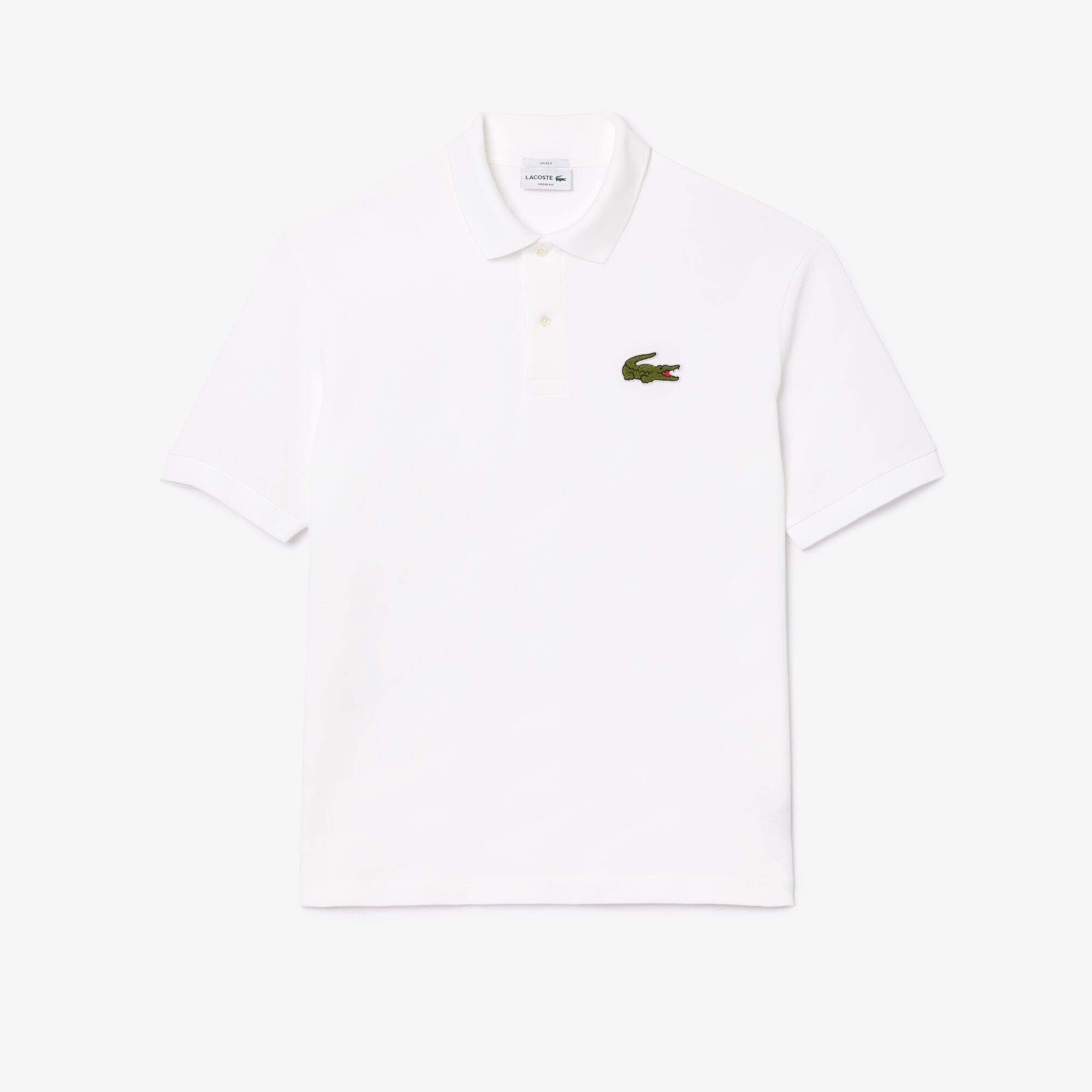 White - Lacoste - Loose-Fit L.12.12 Piqu¿ Badge Polo Shirt - 1