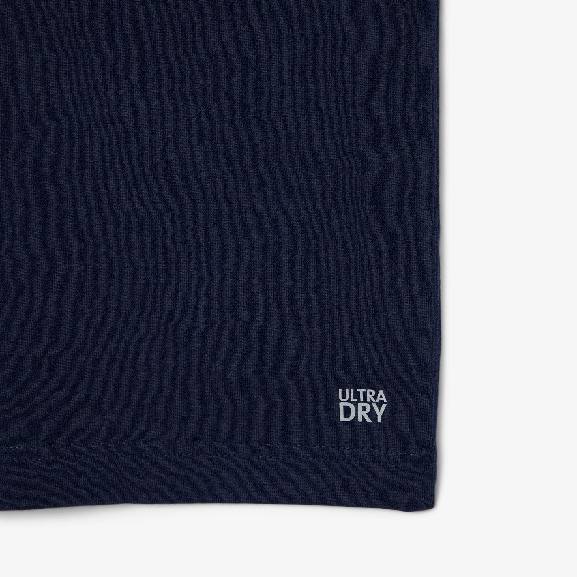 Blue - Lacoste - Ultra Dry Printed Sport T-Shirt - 7