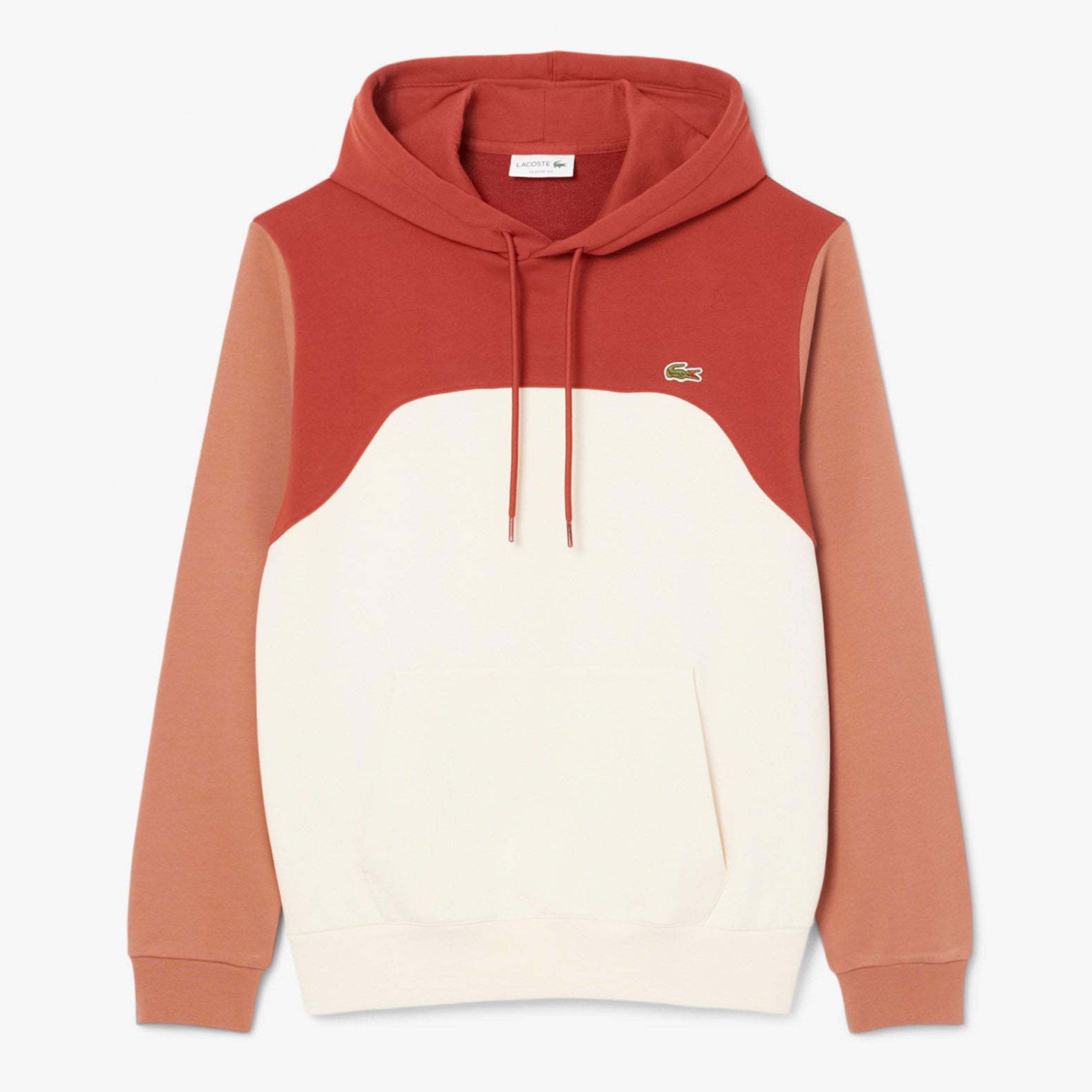Multi Colour - Lacoste - Classic-Fit Colour Block Hooded Sweatshirt - 1