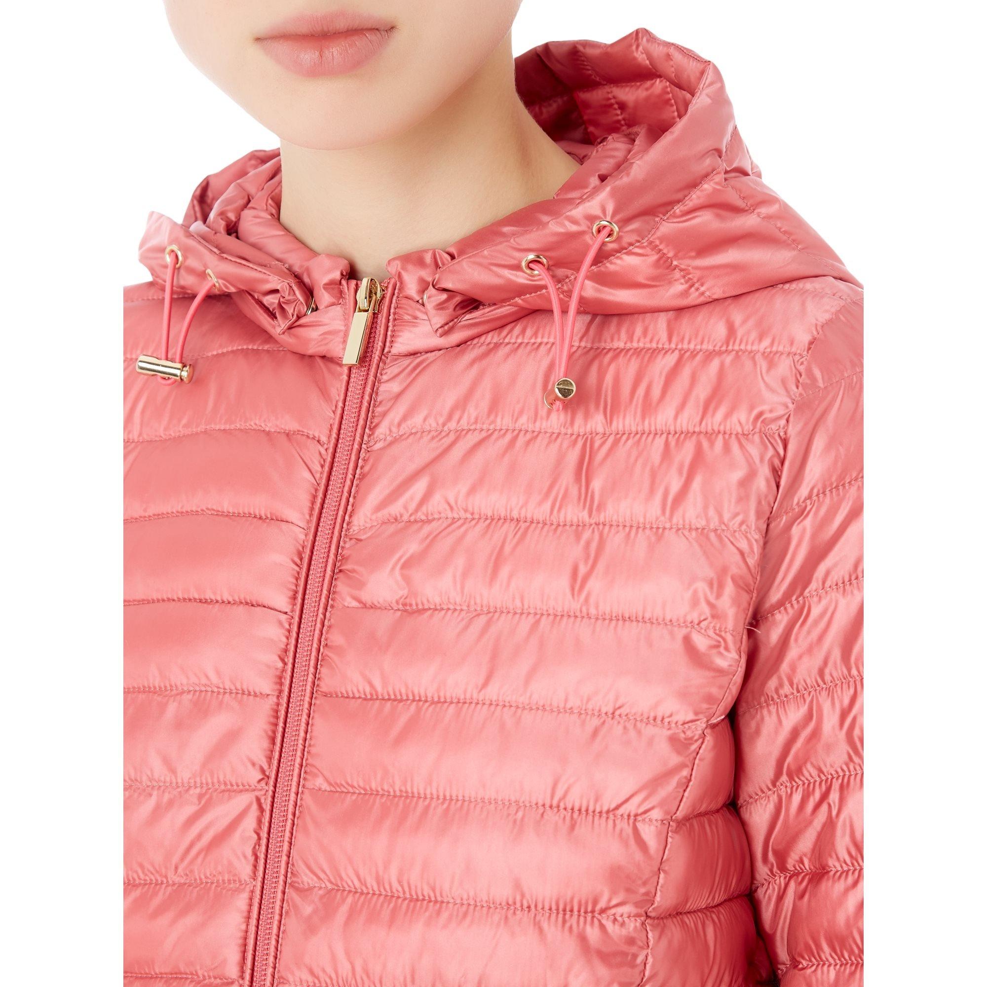 Pink - Iblues - Women's Quilted Zip Parka - 5