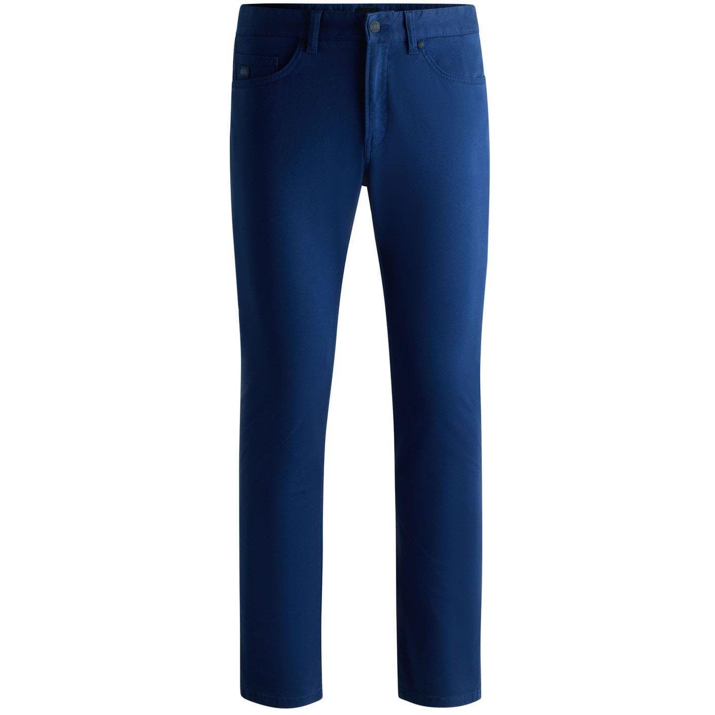 Blue - Boss - H-Delaware5 Garment-Dyed Trousers - 4