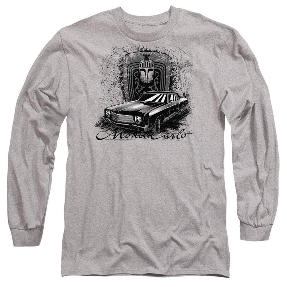 Grey - Other - Chevrolet Monte Carlo Drawing Long Sleeve T-Shirt - 1