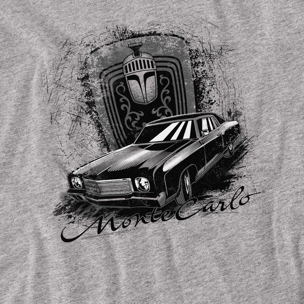 Grey - Other - Chevrolet Monte Carlo Drawing Long Sleeve T-Shirt - 2