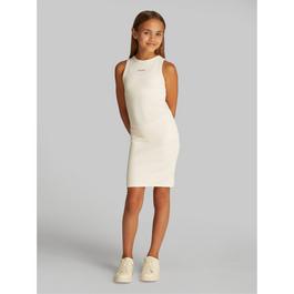 Calvin Klein Jeans RIB SLEEVELESS DRESS