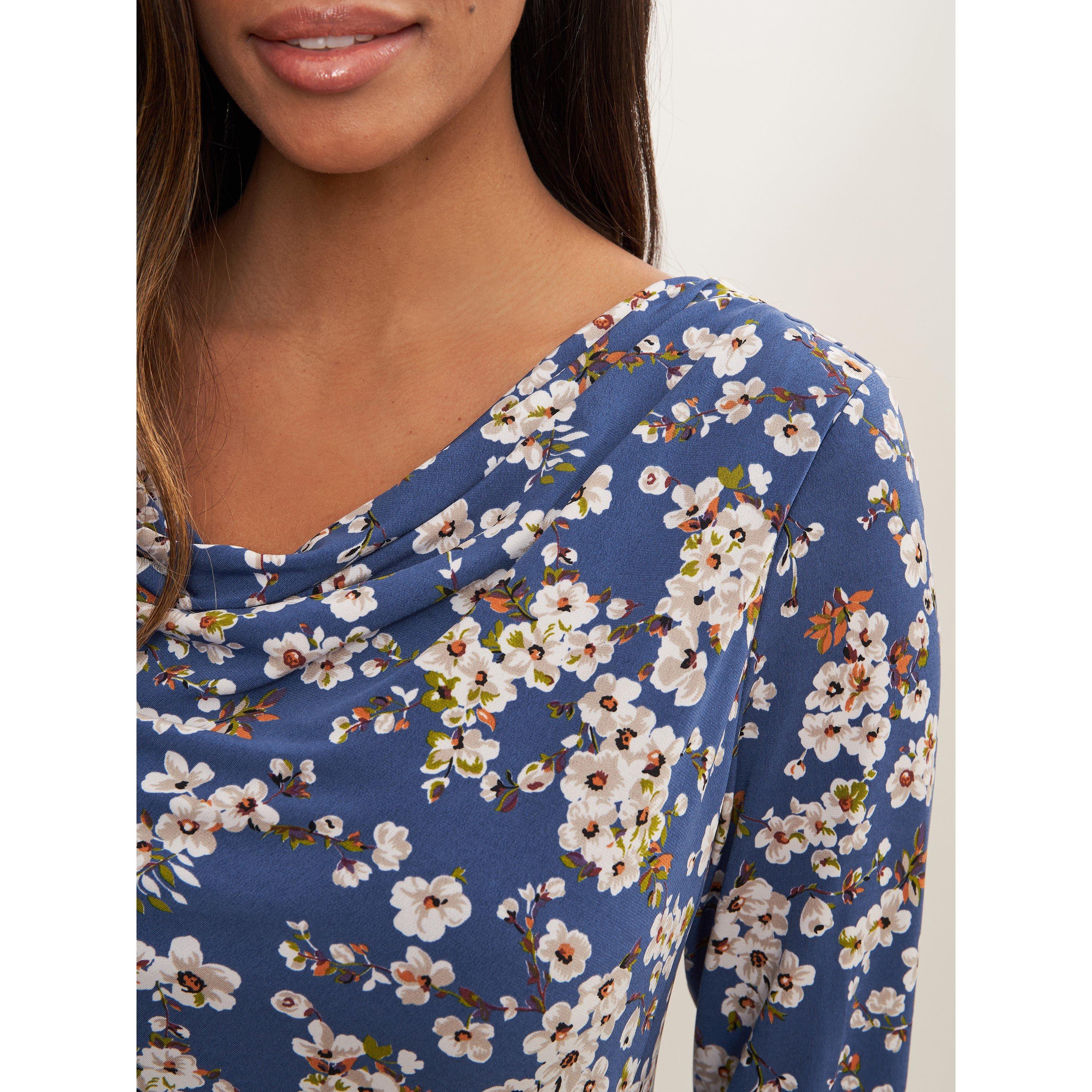 Royal - Gina Bacconi - Women's Brenda Printed Top - 5