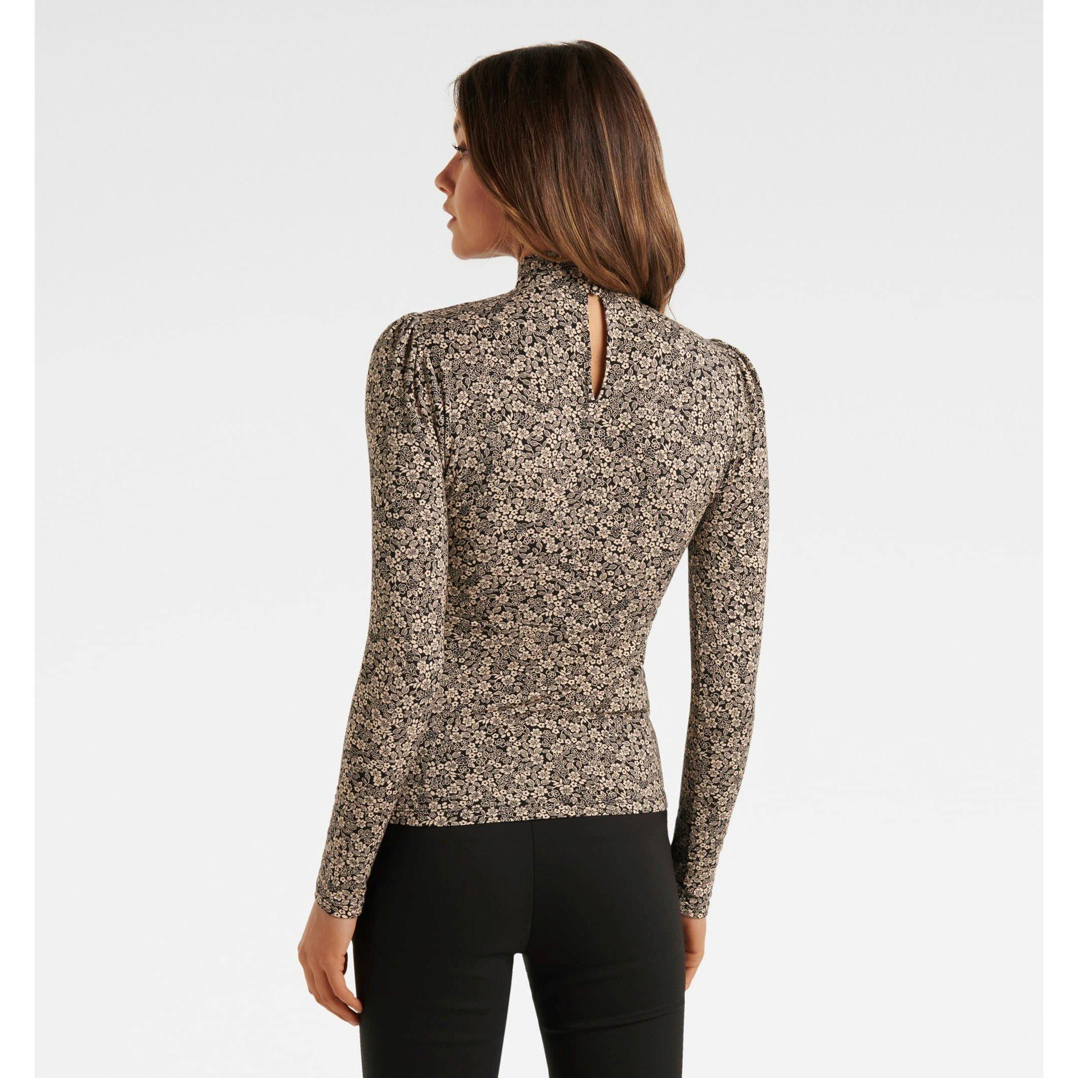 Fitzroy Ditsy - Forever New - Women's Sophia High Neck Top - 5