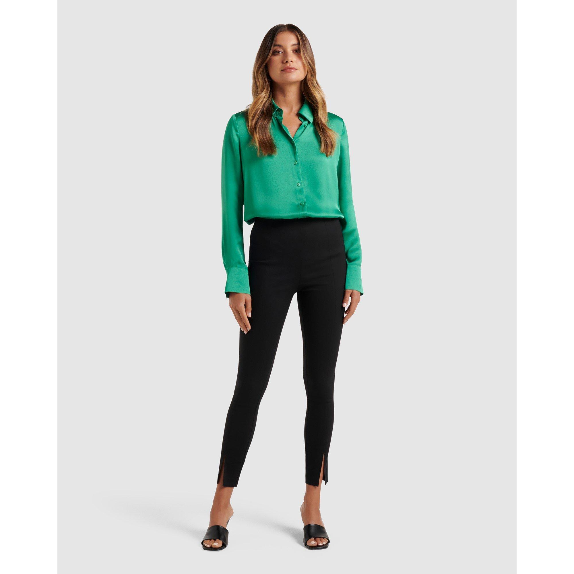 Black - Forever New - Women's Vanessa Split Party Dress - 1