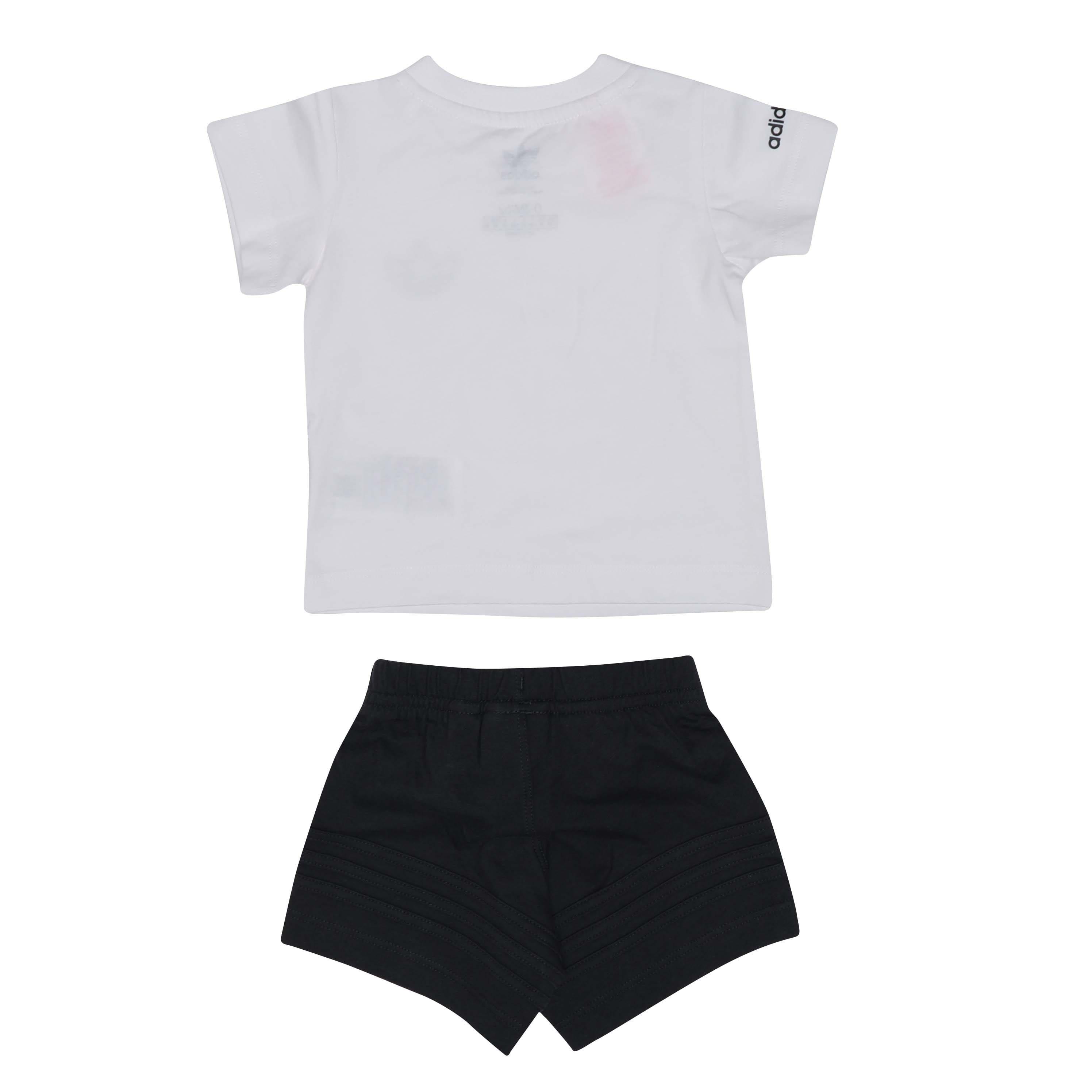 White - adidas Originals - SPRT Collection Shorts and T-Shirt - 2