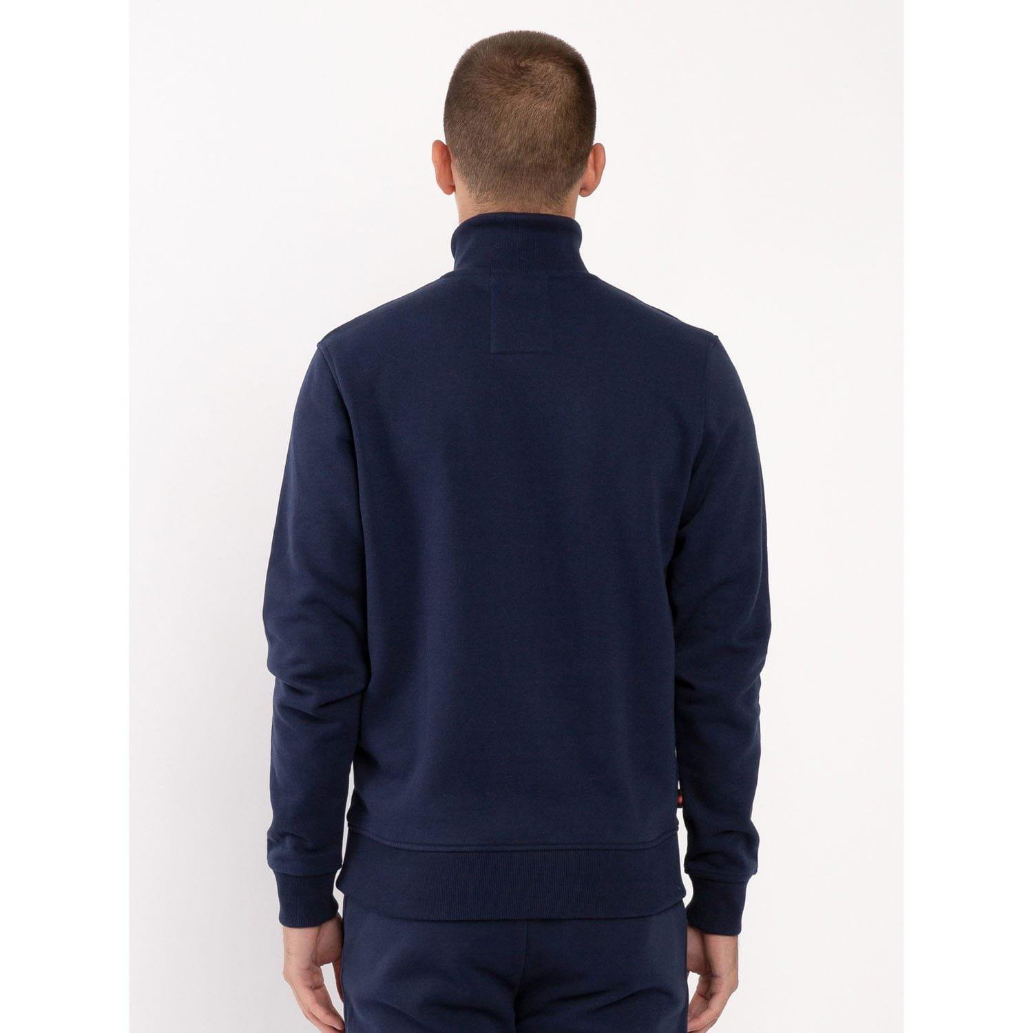 Navy - Luke 1977 - Higgs 2 quarter Zip Sweatshirt - 2