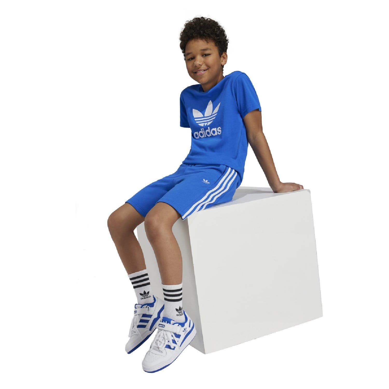 Blue - adidas Originals - Adicolor Trefoil Short Sleeve T-Shirt - 2