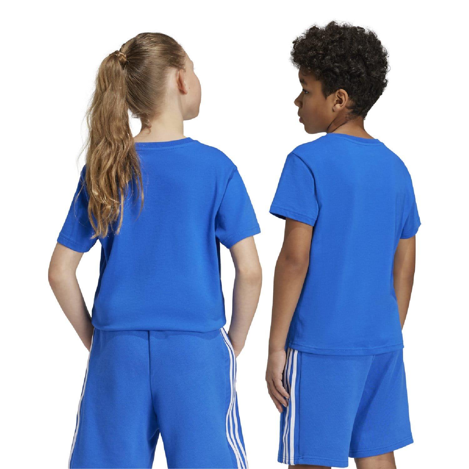 Blue - adidas Originals - Adicolor Trefoil Short Sleeve T-Shirt - 4