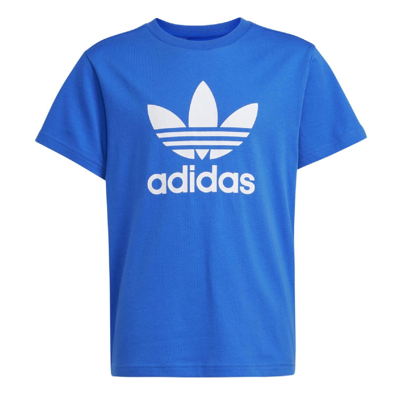 Blue - adidas Originals - Adicolor Trefoil Short Sleeve T-Shirt - 6