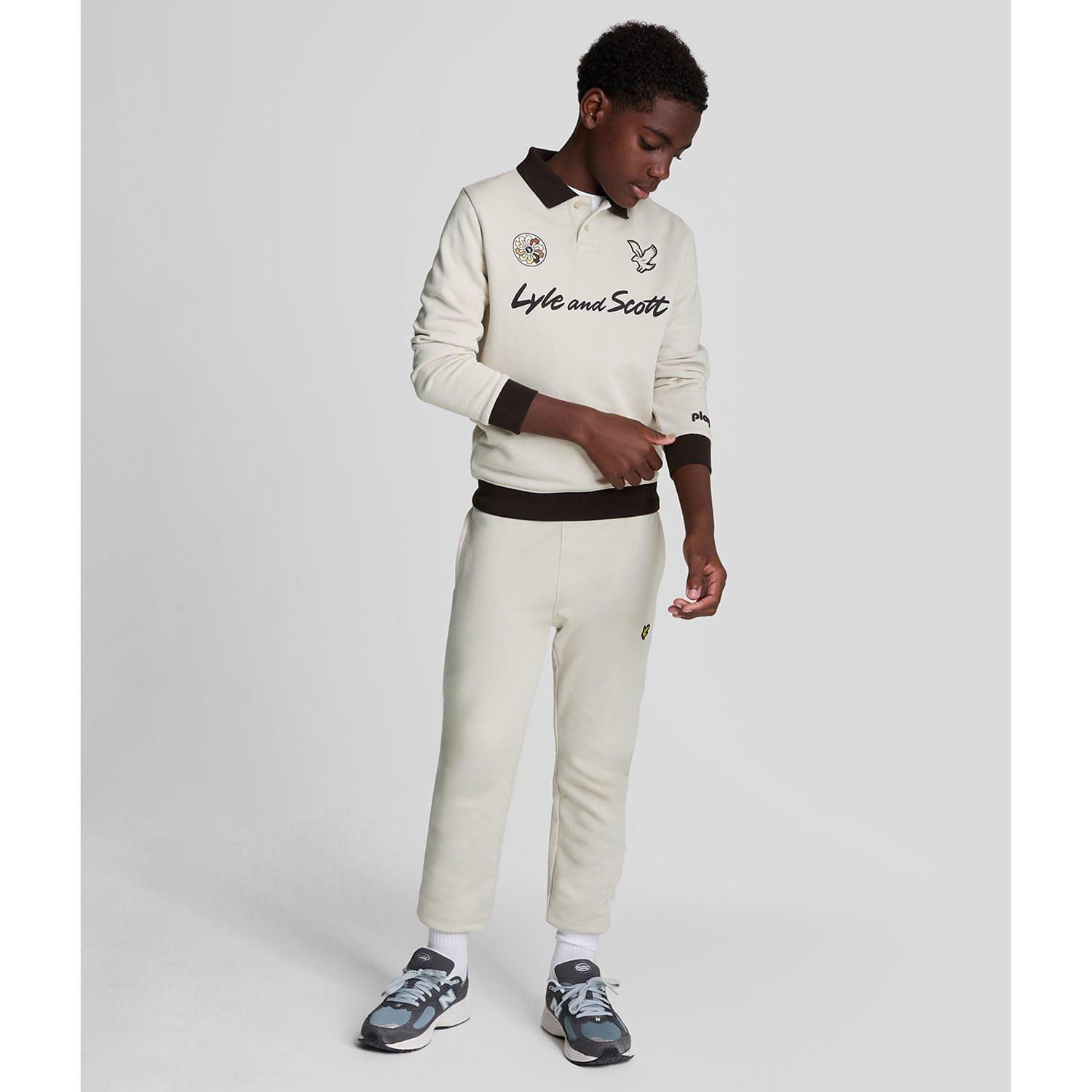 Beige - Lyle and Scott - Playmobil Collared Sweatshirt - 2