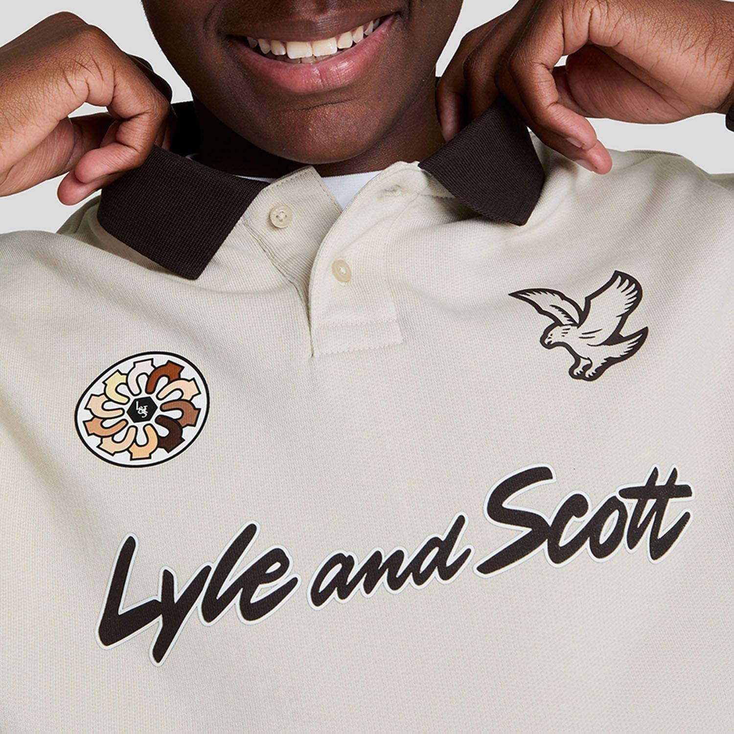 Beige - Lyle and Scott - Playmobil Collared Sweatshirt - 4